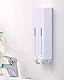 3er Set Seifenspender Wandbefestigung, Shampoo Duschgel Spender, Dusch-Flüssigseifenspender, DREI Kopf-Shampoospender für Hotelbadezimmer(6028 weiß DREI Tassen)