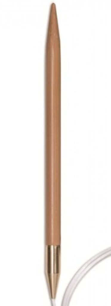 Seeknit KA06968 Aiguilles à Tricoter Circulaires, Bambou, Beige