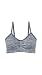 Rosie Pope Women's Seamless Sleep Bra, Graphite Heather, Large