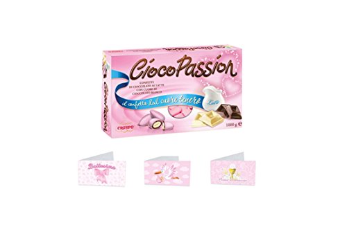 Confetti ciocopassion latte 1 kg + 50 bigliettini
