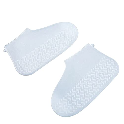 Capa de Chuva Tenis Calçado de Silicone Branco G CBRN14255
