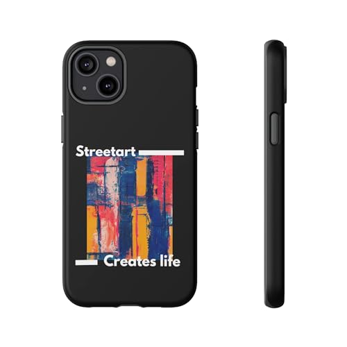 Coque iPhone 14 Plus Street Art Matte antichoc et rigide