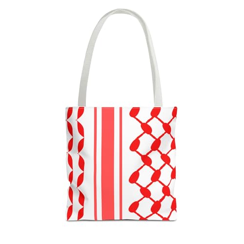 Palestine Keffiyeh Tote Bag - Free Gaza Reusable Shopping Bag, Eco Muslim Gift, Beach Gym Michigan Arab, Unique Palestinian