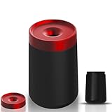 Camaterlot車用灰皿 アイコス対応 電子タバコ 灰皿 おしゃれ ヒートスティック 加熱式タバコ専用 煙と匂いが漏れない 大容量 卓上・屋外・室内兼用 (レッド)