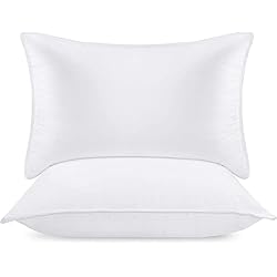 Comprar Almohadas Online Utopia Bedding Almohadas (2 Unidades) - 50 x 70 cm Almohadas de Primera - Fibra Hueca Virgen Siliconada - Almohadas Suave de Fácil Cuidado (Blanco)