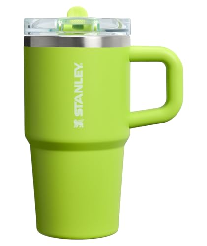 Image of STANLEY Quencher ProTour Flip Straw Tumbler with Leakproof Lid 20 oz | Built-In Straw & Handle | Cupholder Compatible for Travel | Insulated Stainless Steel Cup | BPA-Free | Chartreuse
