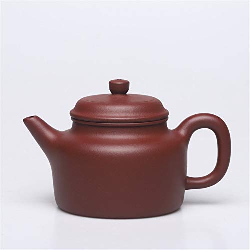 GLEOOJC Xun Tao Zisha Handmade Purple Clay Sword Liu Dezhong Household Kung Fu Tea Set Gift Tea Ceremony Small Tea Bowl Handmade Tea Set Saucer,