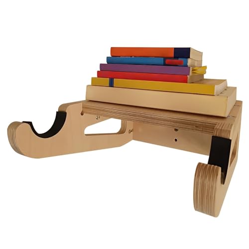 Generic Fahrrad-Wandhalterung Holz Bücherregal