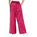 Teen Girls Stylish Striped Baggy Sweatpants Elastic High Waist Straight Joggers Casual Loose Kids Hot Pink 8-10 Years