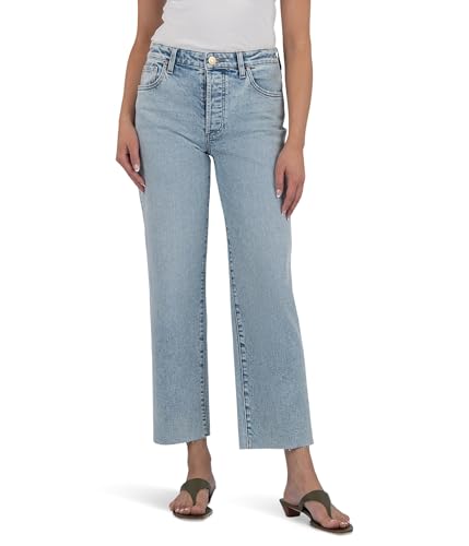 KUT from the Kloth Women's Fay High Rise Ankle Straight Leg