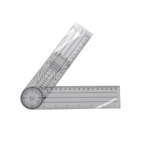 Goniomètre 360 degrés et outil de mesure d'angle 0-140 mm pour traçage de précision