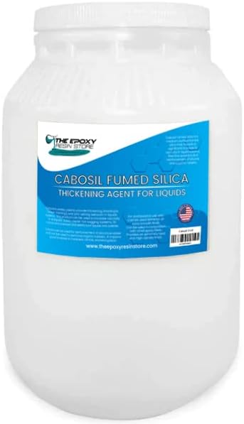 Fumed Silica - 1 Gallon Filler Thickening Powder for epoxy, silicones, Paints, varnishes, and Liquids. Fill Cracks, voids and Create Non-Sagging Properties.