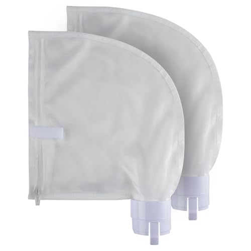 WONEWTH Pool Cleaner Bags with Zipper Replacement for Polaris 360 380 Parts Pool Cleaner All Purpose Filter Bag (2 Pack)
