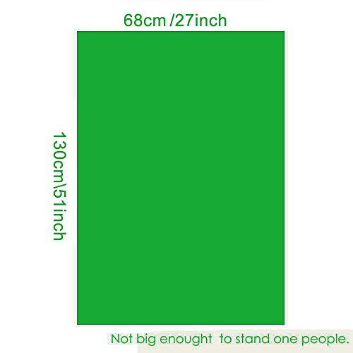 Meking Photography Backdrop Matte PVC Background 2751 inch (68130cm) Green