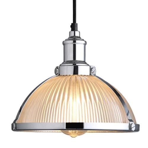 Design original d'un plafonnier industriel argenté haut de gamme