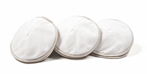Mother Ease 6 Pack Premium Reusable Nursing Pads I Stops Embarrassing Leaks I All Day Comfort With No Itching Or Sticking I Washable Nursing Pads That Dont Bunch or Show Through