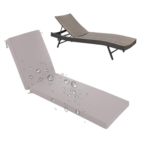 Coussin de jardin grand format 180 x 60 matelas extérieur lavable et déperlant