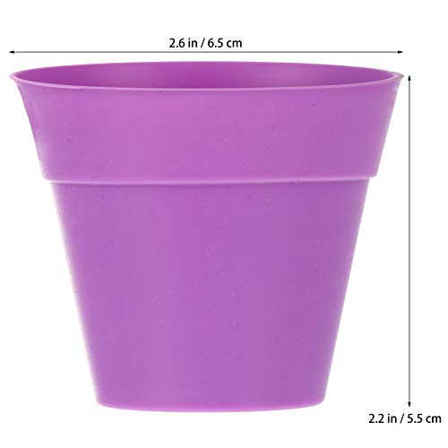 Luxshiny 6- Stcs Plastic Dessertbekers Bloemenpot Cake Desserts Cups Voor Bouwverjaardagsfeestje Ijs Doe- Het- Zelf Bakken Cupcakes Yoghurt Pudding en Shot - Image 6