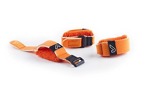 Image of Gruv Gear Fret Wrap & Guitar Mute, Fretwrap for Acoustic, Electric & Bass | String Dampener Recording, Tapping & Practice Accessory (3 Pack, Small Orange, Fits 4 String Bass, 6 String Guitar)