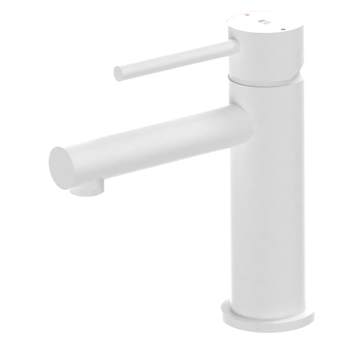 Robinet de salle de bain Essebagno Deco mitigeur lavabo haut blanc