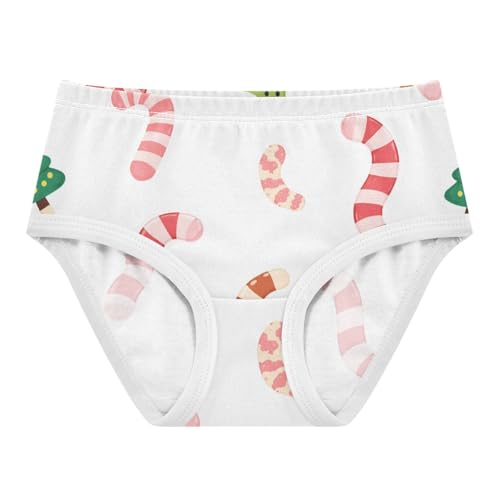 Girls' Underwear Soft Touch Comfort Underwear for Kid Christmas Candy in Sizes 2T,3T, 4T, 5T, 6Y and 8Y