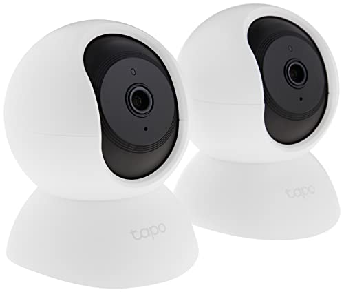 Image of TP-Link Tapo 2K Pan/Tilt Security Camera for Baby Monitor, Dog Camera w/Motion Detection, 2-Way Audio, Siren, Night Vision, Cloud & SD Card Storage, Works with Alexa & Google Home, 2-Pack (C210P2)