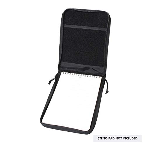Tactical Notebook Covers.com Steno Field Pad Cover, 6" X 9", Black #TOP2