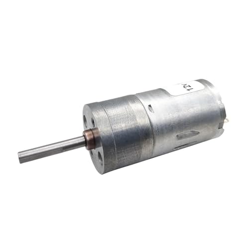 Moteur à engrenage DC 6V 12V 24V moteur lent inversé à vitesse réglable arbre 25mm