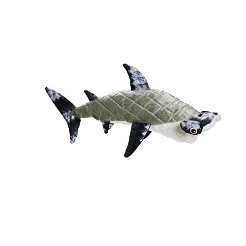 Mighty- Ocean Hammerhead - Squeaker - Multiple Layers. Made Durable, Strong & Tough. Interactive Play Dog Toy (Tug, Toss & Fetch). Machine Washable & Floats #TOP22