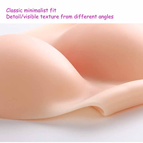 WHG Calcinhas realistas de silicone com modelador de bumbum shorts de controle para aumento de bumbu