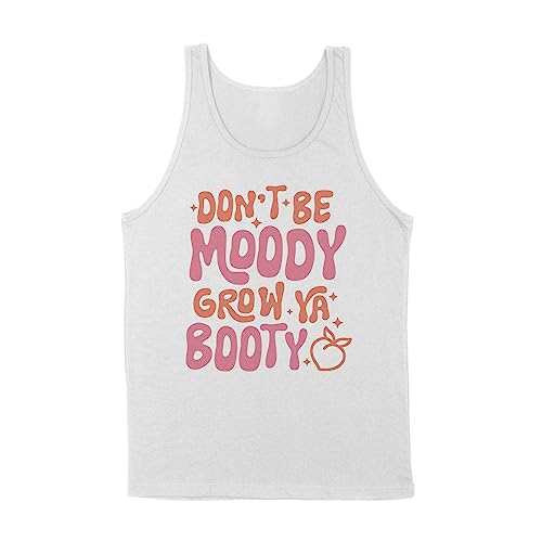 Grow Ya Booty Tank Top Unisex Medium White