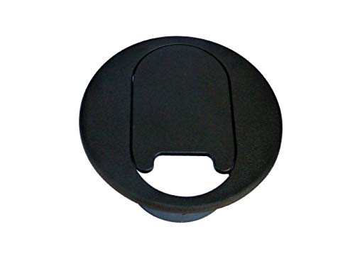 Kable Kontrol - Plastic Oval Desk Grommets for Cable Hole Covering (Round Face & Oval Bottom Grommet)