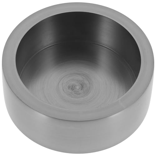 DECHOUS Molde de Lingote de Grafito Redondo 80 Ml Molde de Fundición de Metal Pequeño Resistente al Desgaste Superficie Lisa Uso en Joyería y Fundición Artesanal