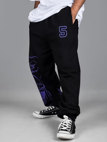 Unisex Anime Joggers for Men and Women, Gear 5 Printed Anime Baggy Fit Track Pants Sweatpants3