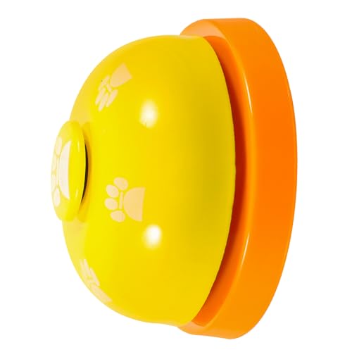 VANZACK Pet Training Bell Bells Paw Puppy Dog Training for Medium Dogs with Cream Hanging Pets Pet Training Press Bell Dog Doorbell Interactive Bell Pet Bell Plastic