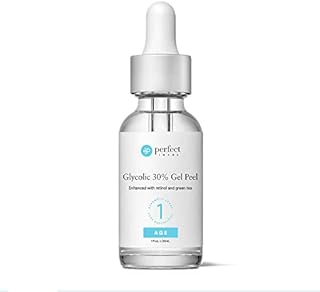 Glycolic Acid 30% Gel Peel - Enhanced with Retinol and Green Tea Extract (Professional Chemical Peel)- 1 fl oz 30mL