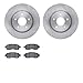 Dynamic Friction Company Front Brake Rotors with 5000 Advanced Brake Pads 6502-67528