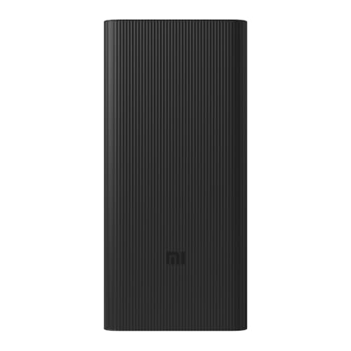 Xiaomi Power Bank da 18 W, 30000 mAh, funzione di ricarica rapida da 18 W, ricarica 3 dispositivi contemporaneamente, Power Delivery 3.0, adatta al volo, completamente carica in 7,5 ore, compatta e
