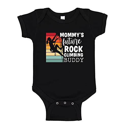 Mommy's Future Rock Climbing Buddy Baby Bodysuit One Piece or Toddler T-Shirt Rock Climbing Mom Gift