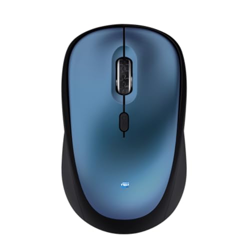Ratón inalámbrico compacto SIMPLETEK Yvi+ ideal para teletrabajo y llevar en tu mochila azul