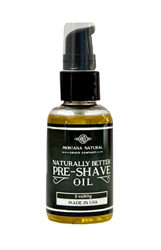 MNSC Naturally Better Pre-Shave Oil for a Smooth, Irritation-Free Shave | Premium Oils, Hypoallergenic, Made in USA, Simple, All-Natural, Plant-Derived Ingredients