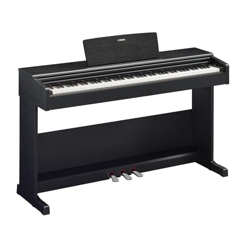 Image of Yamaha Arius Series 88-Key Weighted Action Upright Digital Piano for Beginner and Intermediate Players, Dynamic Response, Grand Piano Sound, 3-pedal Unit, Bench Included, Rosewood YDP105R