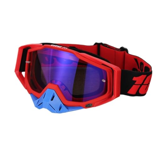 [Dlwk] モトクロス用 ゴーグル レンズ バイク・登山用 柔軟 防塵防風 耐衝撃 広視野 UV カット 曇り止め 滑り止め メガネ対応 サングラス ヘルメット対応 持ち歩き・収納便利 通勤・清掃作業用 冬季運動 男女兼用 BGの商品画像（Amazon）