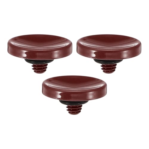 Pulsante di Scatto per Fotocamera 3pz Rilascio Morbido Otturatore Rame Puro Concavo Adatto per Scuro rosso