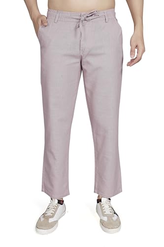 Image of DIVISIVE Men's Relaxed Fit Cotton Linen Blend Trousers
