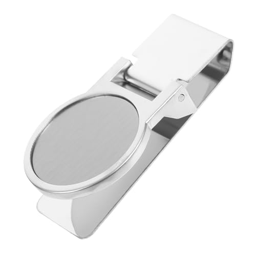 Fermasoldi Inossidabile Rotondo Clip Pratica Per Banconote e Carte Design e Perfetta Per Ufficio e