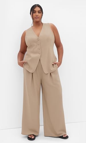 Image of City Chic Women's Plus Size Pant - Tori Wide Leg