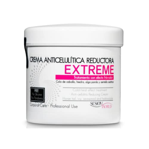 sesioMWorld CREMA ANTICELULITICA REDUCTORA EXTREME efecto frio-calor 500 ml.