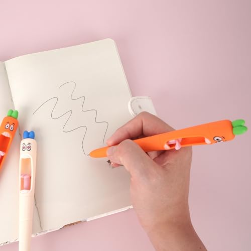 LABANCA Gel Pens 8Pcs 0.5mm Tinta Negra Punta Fina miniatura 4