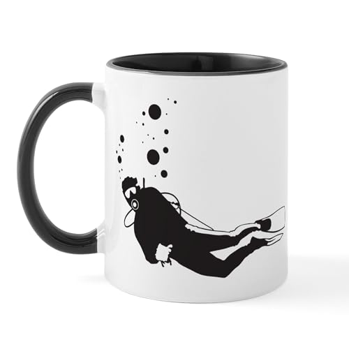 CafePress Scuba Diving Mug 11 oz (325 ml) Ceramic Coffee Mug